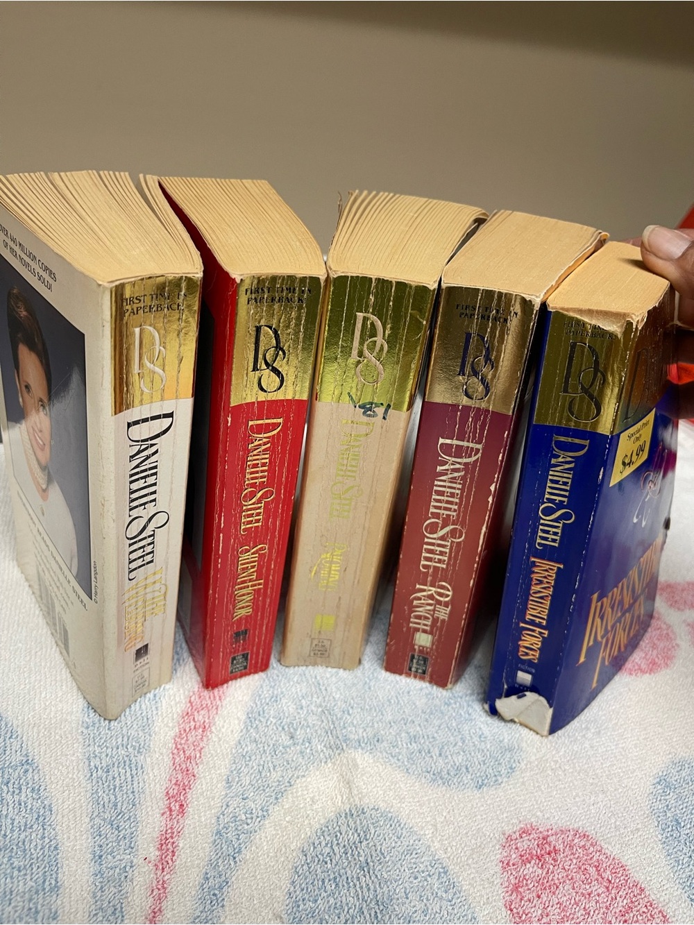 Danielle Steel Paperback Book Lot - Multi-Color Spines